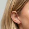 Zofia Day Medium Flora Stud Earring - Yellow Gold - Thumbnail 1