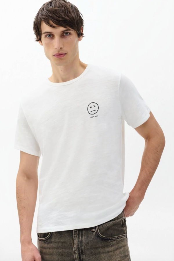 Rag & Bone Sour Face Embroidered Tee