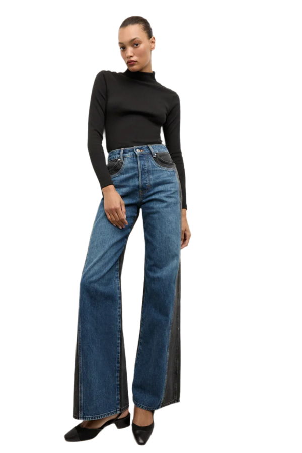 Veronica Beard Taylor Wide-Leg Jean