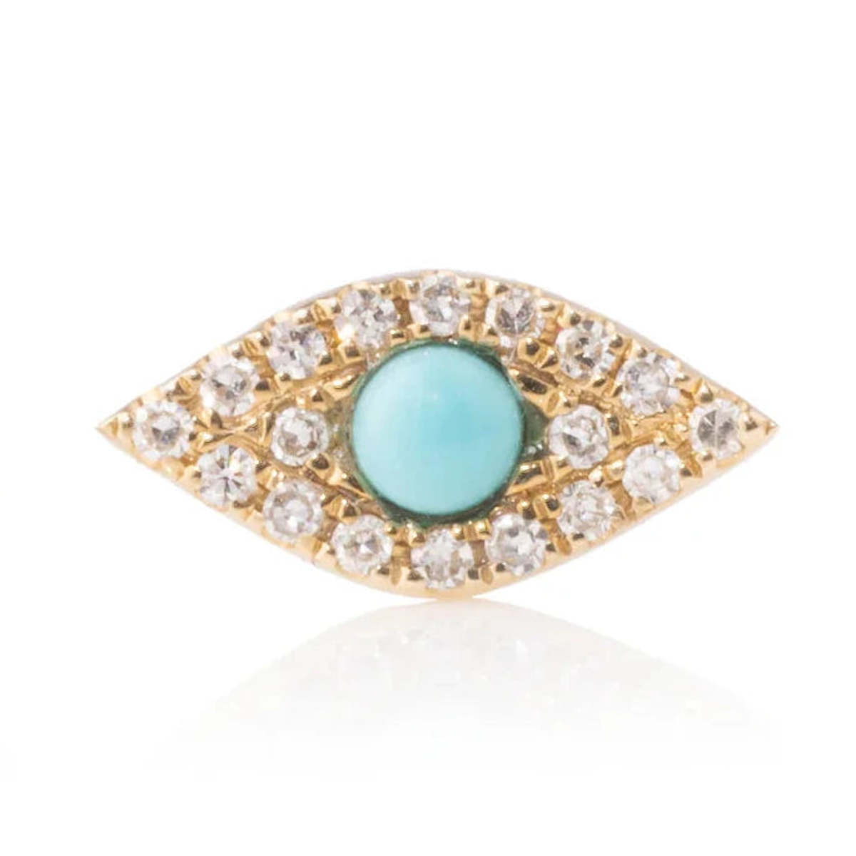 Zofia Day Turquoise Evil Eye Stud Earring - Image 1 of 1