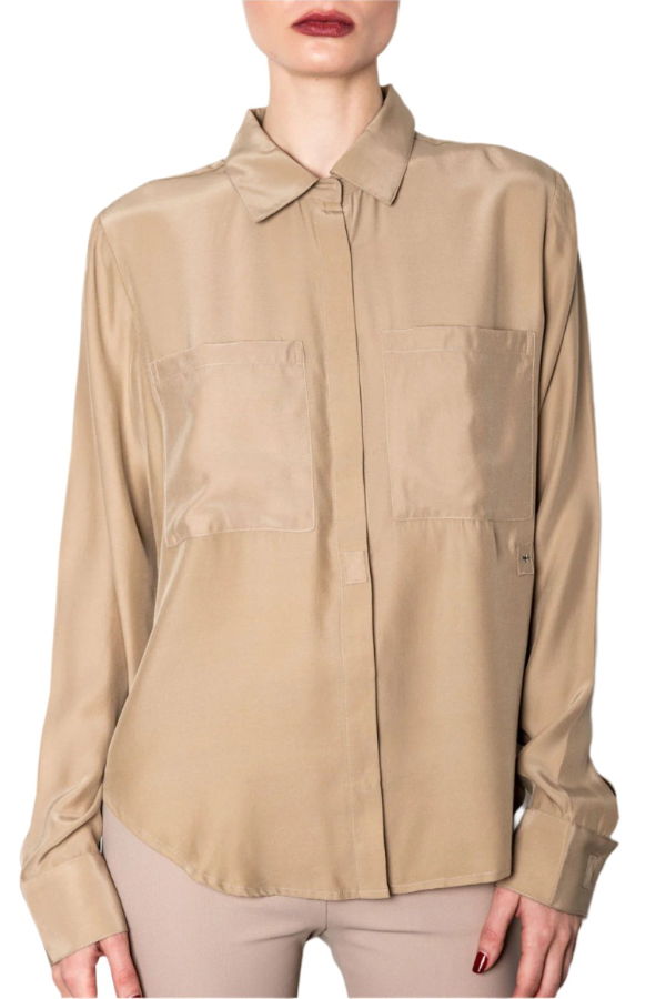 Elaine Kim Ursala Silk Wrap Shirt
