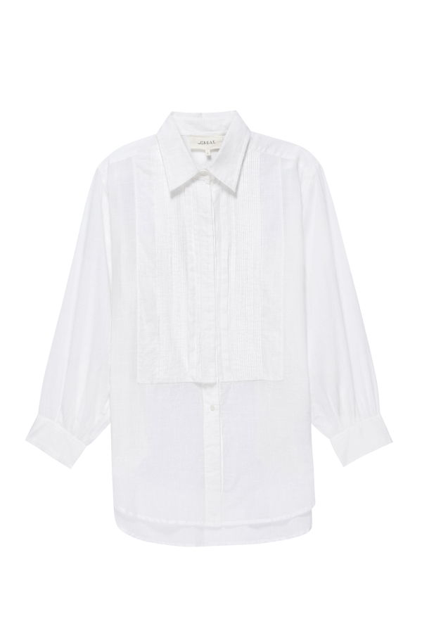 The Great. Victorian Tux Top - White