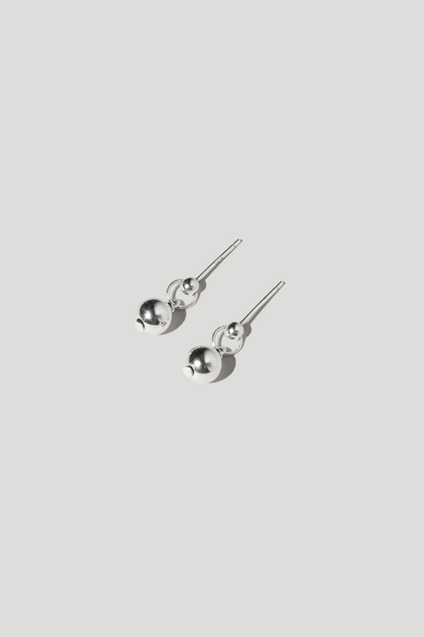 MASLO CO. Balle Studs Earrings - Silver