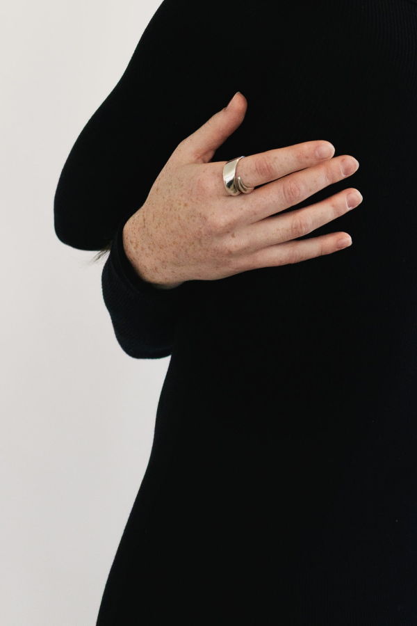 MASLO CO. Fluire Ring - Silver