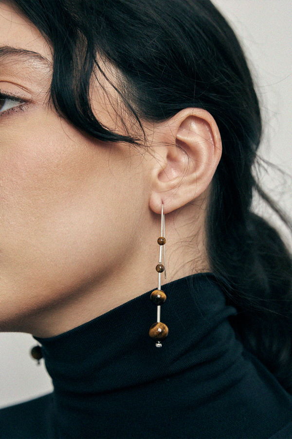 Maslo Jewelry Large Idole Earrings