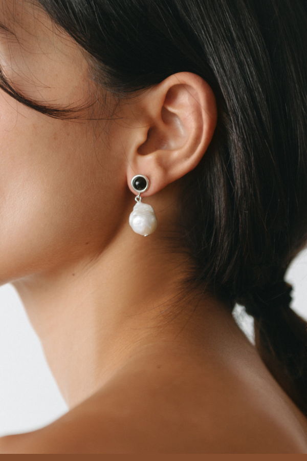 Maslo Jewelry Laurel Baroque Earrings