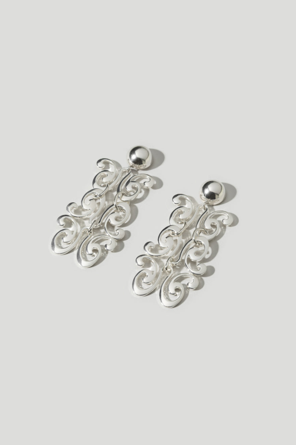 Maslo Jewelry Marcello Earrings - Silver