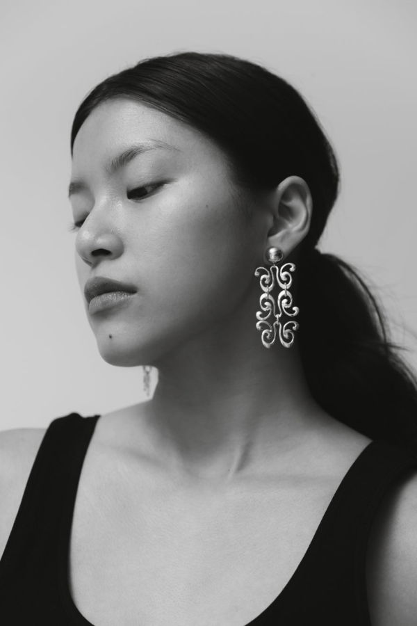 Maslo Jewelry Marcello Earrings - Silver