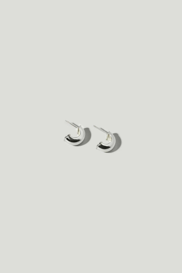 Maslo Jewelry Noirette Hoops Earrings