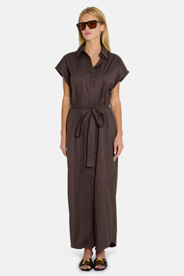 The Tile Club Maidstone Maxi Shirt Dress