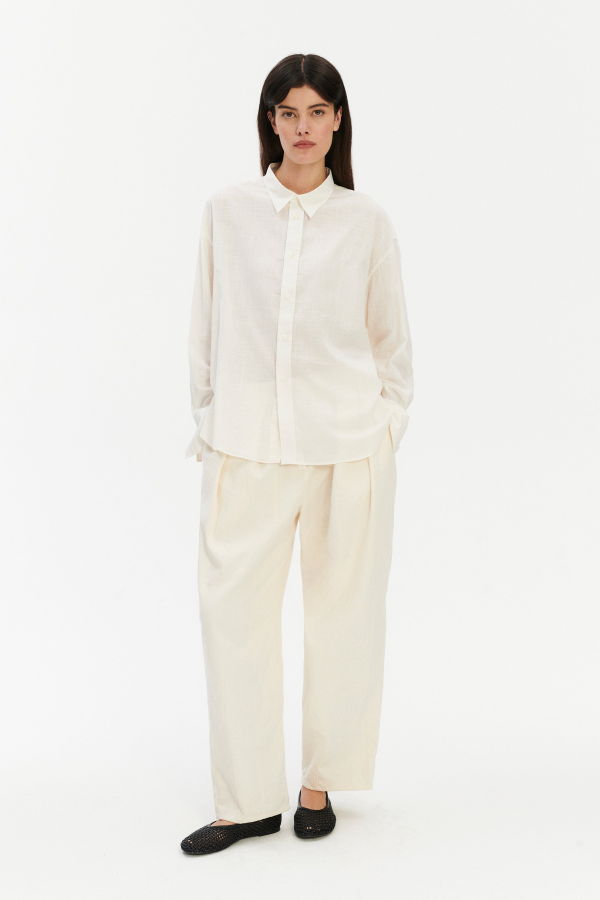 Delikatessen Finest Italian Cotton B2B Relaxed Oversized Shirt