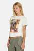 Blue&Cream Peter Tunney Skull Cropped Tee - Thumbnail 1