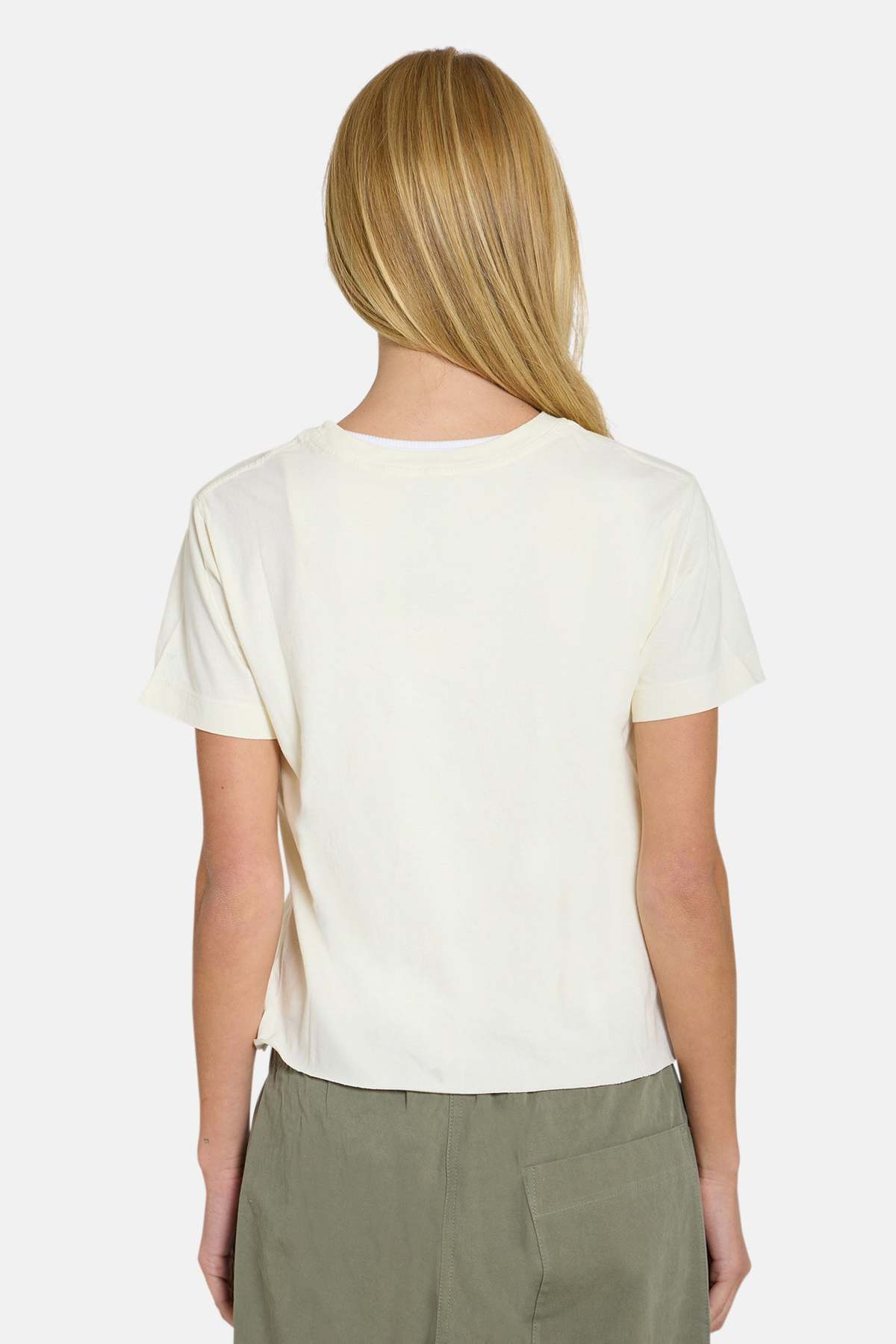 Blue&Cream Peter Tunney Skull Cropped Tee - Image 3 of 3