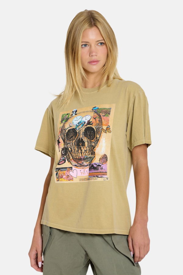 Blue&Cream Peter Tunney Skull Tee