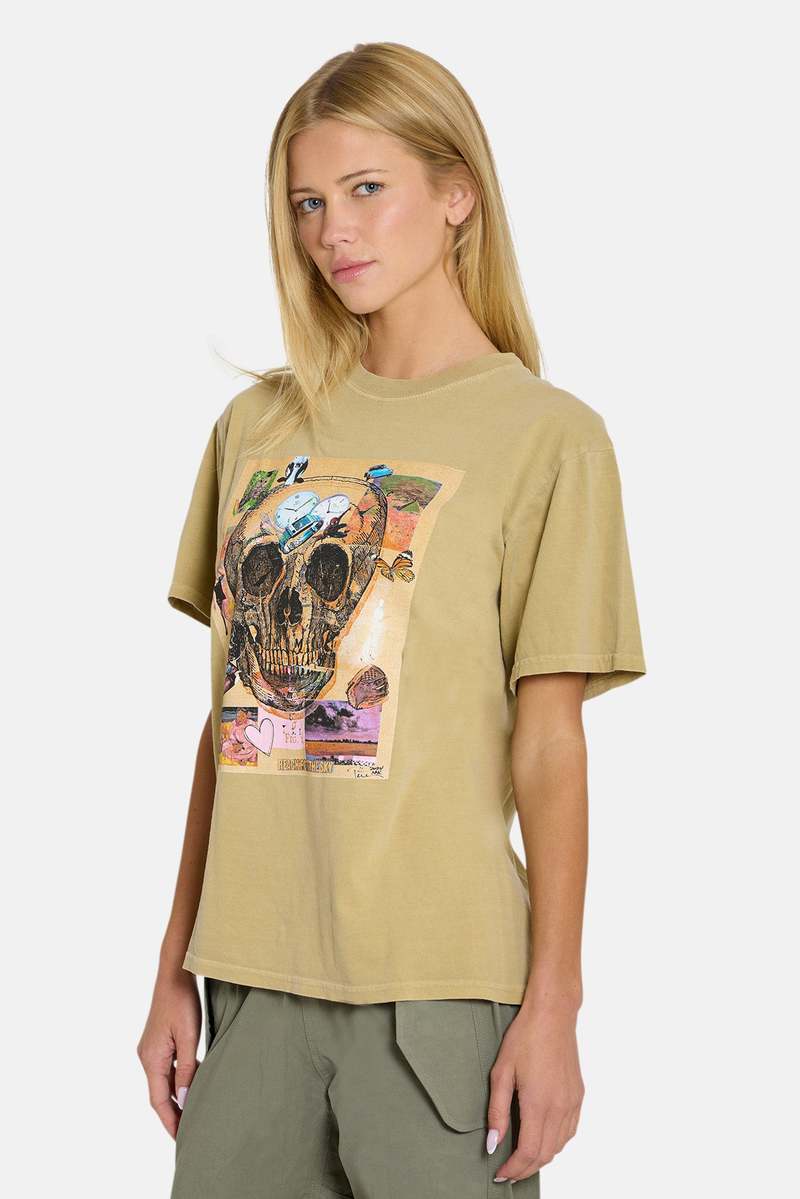 Blue&Cream Peter Tunney Skull Tee