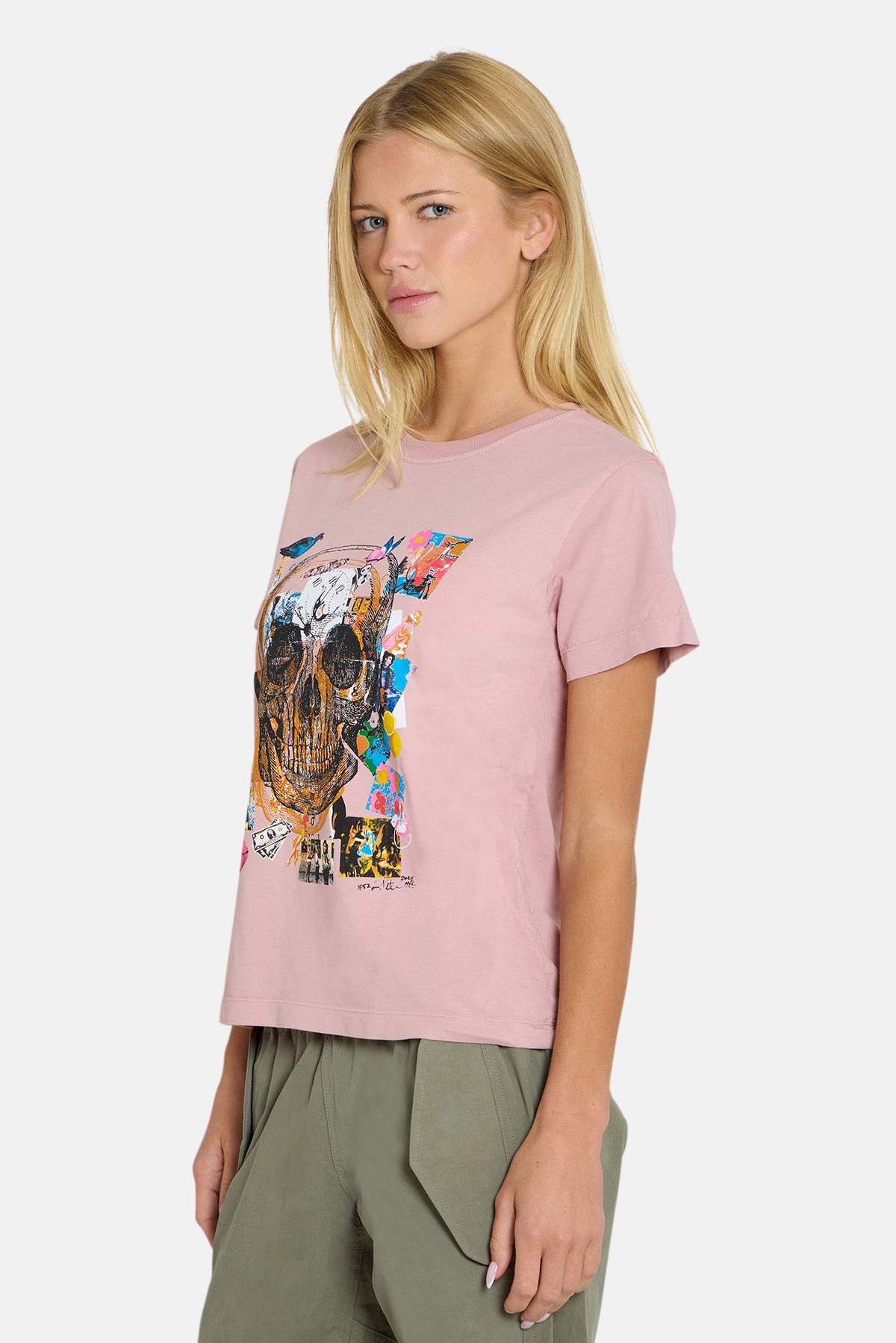 Blue&Cream Peter Tunney 'Miss You' Skull Tee - Image 3 of 4
