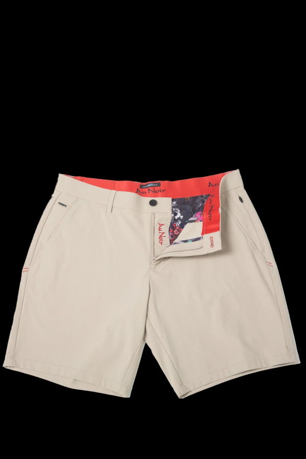 Au Noir Limao-Solaris Stretch Shorts - Beige