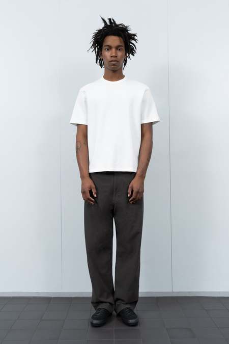 Comme des Garçons Homme Deux Cotton T-Shirt - Black | Garmentory