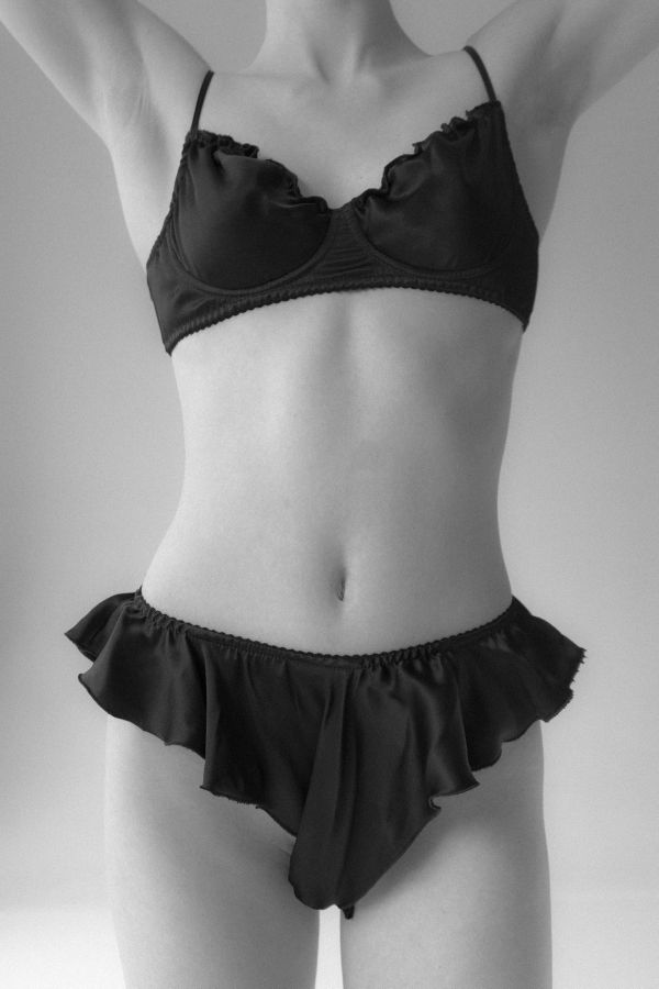 K M by L A N G E Zefir Viscose Lingerie Set
