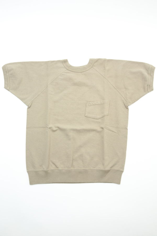 Warehouse & Co. 4105 Short Sleeve With Pocket Solid Color Sweatshirt