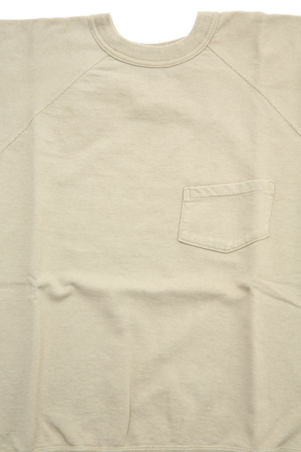 Warehouse & Co. 4105 Short Sleeve With Pocket Solid Color Sweatshirt