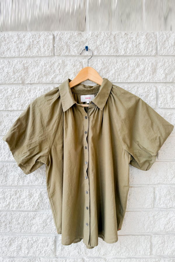 Xirena Lyla Shirt - Olive Smoke