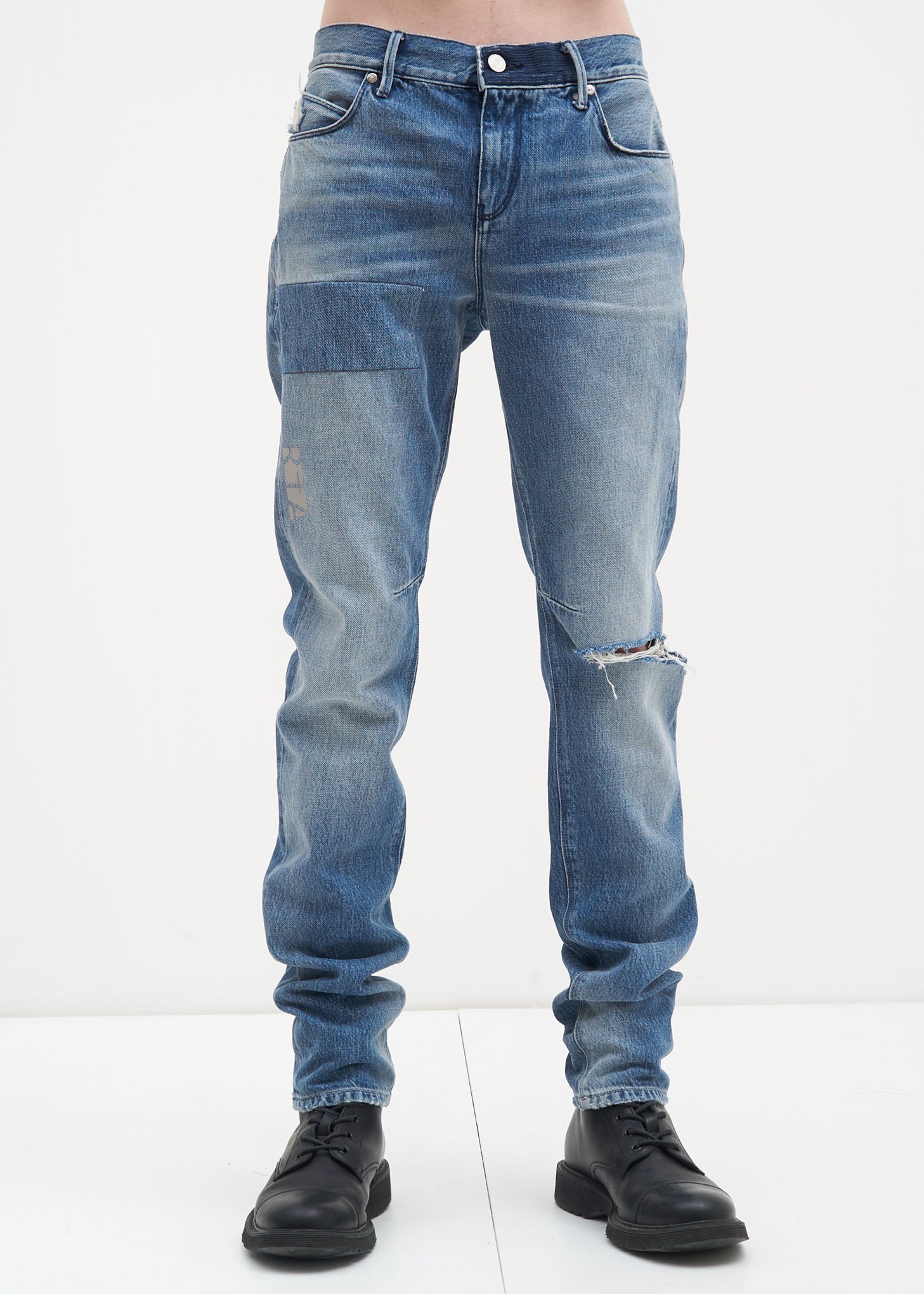 RtA Skinny Banner Jean Blue Garmentory