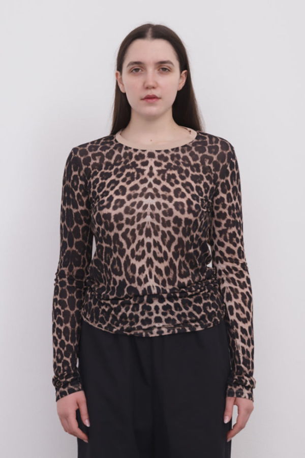 Baserange Long Sleeve Tee - Leopard