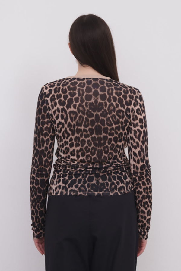 Baserange Long Sleeve Tee - Leopard