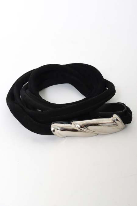 Sandy Liang Valentine Belt - Metallic Pink | Garmentory