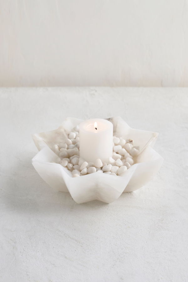 The Collective Home Tara Alabaster Bowl - Medium
