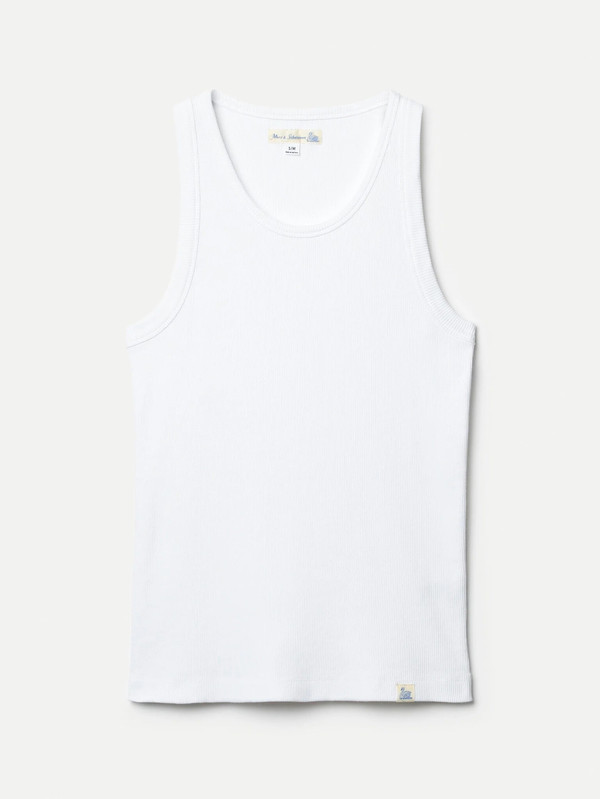 Merz b. Schwanen Ribbed Cotton Tank Top