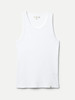 Merz b. Schwanen Ribbed Cotton Tank Top - Thumbnail 1