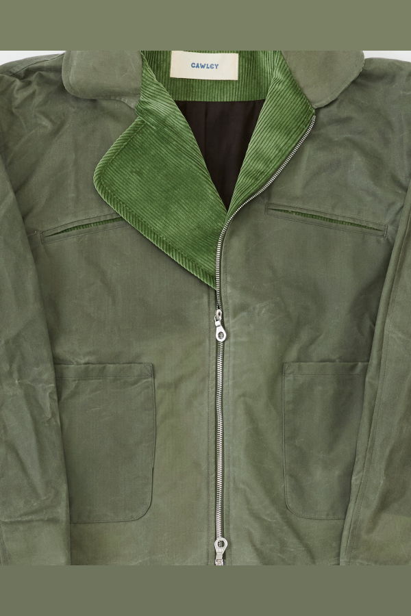 CAWLEY STUDIO British Waxed Cotton Flying Jacket