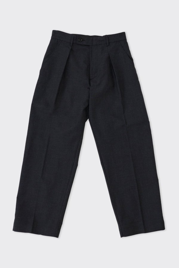 CAWLEY STUDIO Heritage Plain Weave Wool Silas Trouser