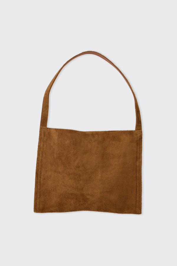 CAWLEY STUDIO Italian Napped Tonal Suede Mini Shoulder Bag