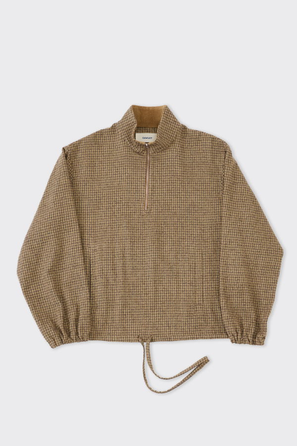 CAWLEY STUDIO Japanese Check Cotton/Wool Miles Pullover