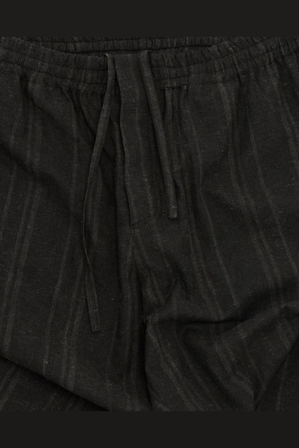 CAWLEY STUDIO Japanese Linen/Cotton Faded Stripe Theo Trouser