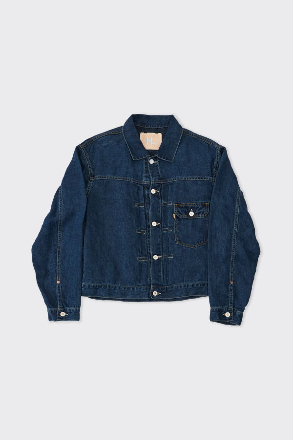 Herill Linen Denim XX Jacket, Vintage Worn