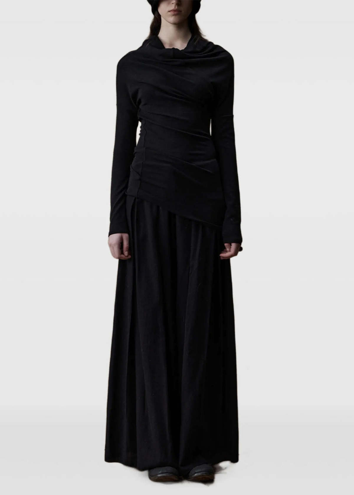 ELYWOOD Irregular Knit Base Top - Image 2 of 3