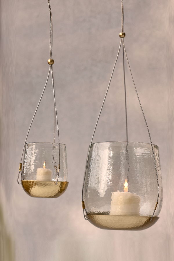 The Collective Home Pebbled Hanging Lantern
