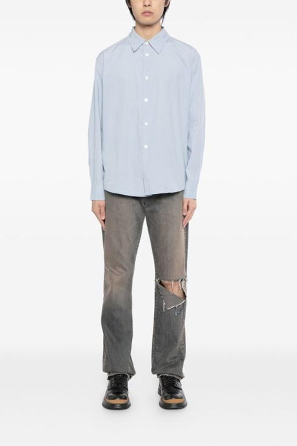 Our Legacy Shirt - Powder Blue Liquid Poplin