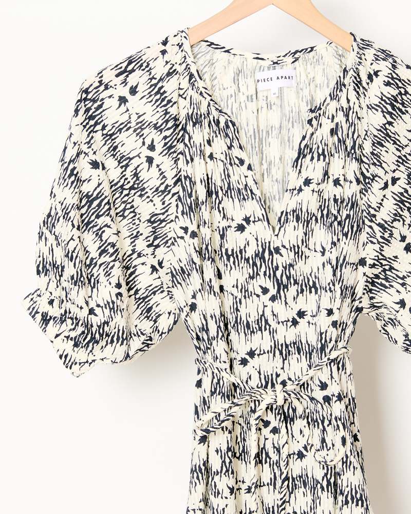 Apiece Apart Textured Otillie Mini Dress