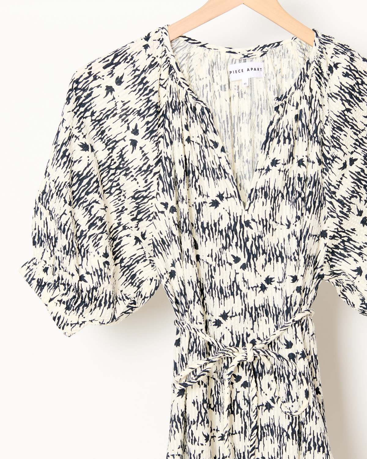 Apiece Apart Textured Otillie Mini Dress - Image 4 of 5
