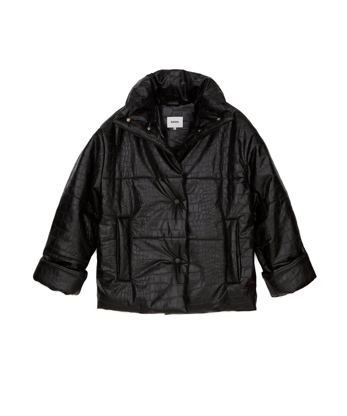 Hide Puffer Jacket Black