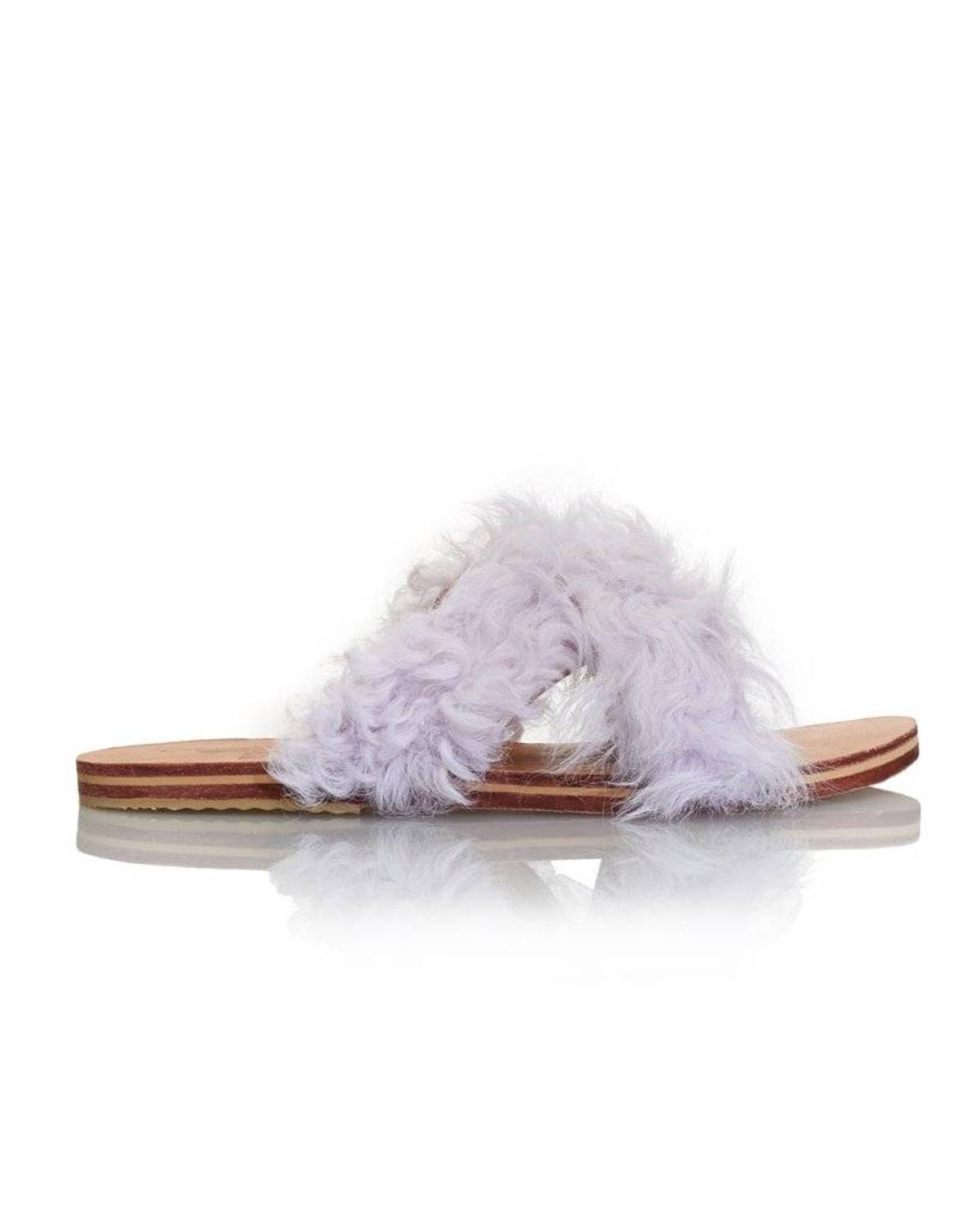 Brother Vellies Lamu Slides - LAVENDER - Image 1 of 1