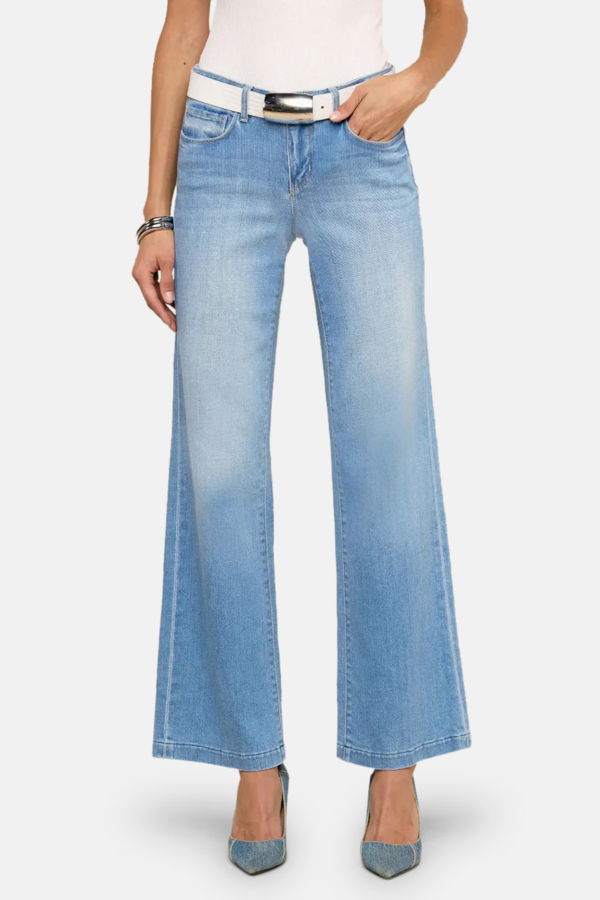 L'Agence Joanne Low-Rise Wide-Leg Jean