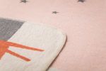 KIDS David Fussenegger Juwel Baby Blanket "Fox Under Starry Skies" - Gray - Thumbnail 3