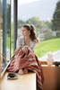 David Fussenegger Luca Two-Tone Stripes Throw - Thumbnail 3