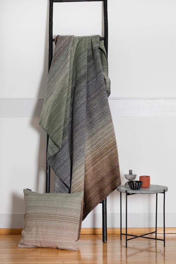 David Fussenegger Savona Throw "Gradient Herringbone"